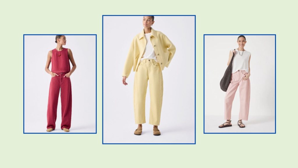 Dopamine denim: scopri la colorata collezione di jeans Hush per una primavera vivace.