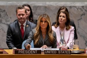 Melania Trump: prima First Lady USA a presiedere un incontro del Consiglio di Sicurezza ONU.