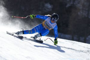 Laura Pirovano conquista la sua prima vittoria in Coppa nella discesa della Val di Fassa.