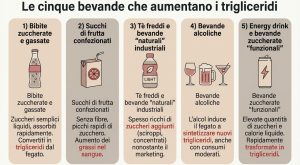 Trigliceridi alti: evitate queste cinque bevande insospettabili per la vostra salute.