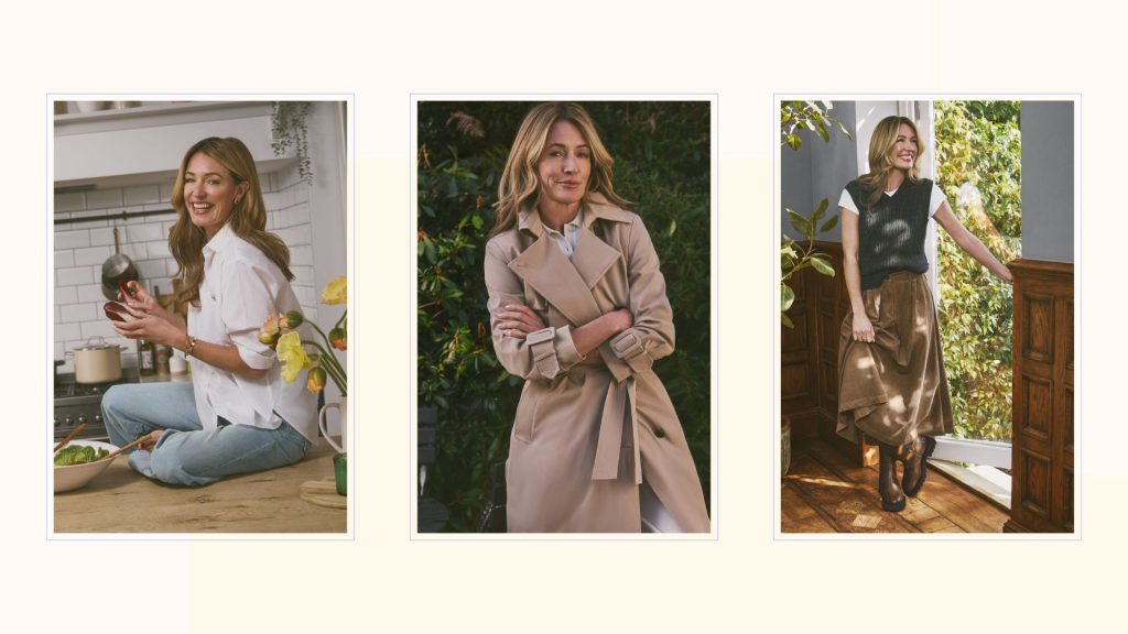 Cat Deeley unveils 100-piece FRASERS edit, showcasing her iconic and timeless style.