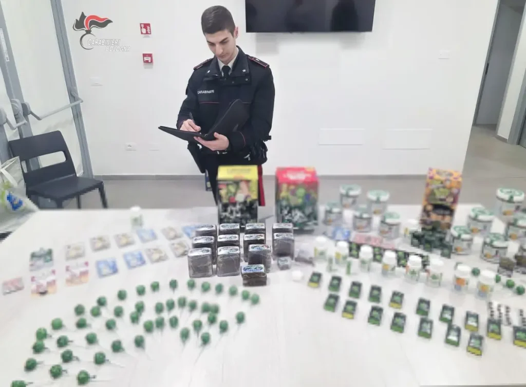 Carabinieri al Pilastro di Bologna: sequestrati chili di hashish durante un blitz.