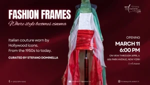 Inaugurata a New York la mostra “Fotogrammi di moda italiana” all’Istituto Italiano di Cultura.