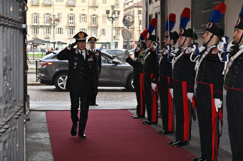 Visita del Generale Luongo al Comando Legione Carabinieri Piemonte e Valle d’Aosta.