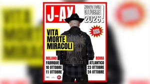 J-Ax svela le date del Vita Morte Miracoli Tour 2026: ecco quando arriva