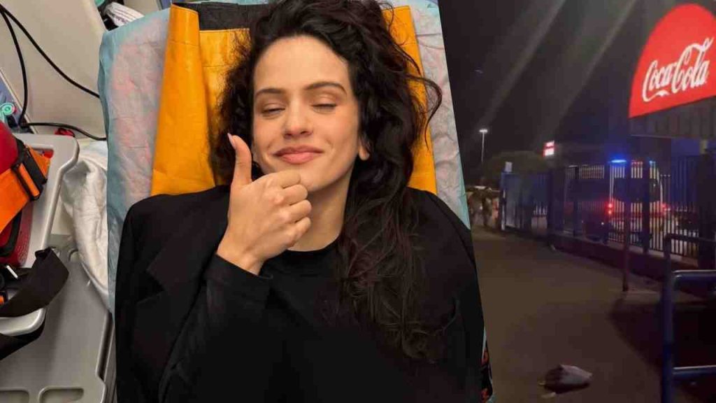 Rosalía trasportata in ambulanza: il video rassicura “Sto meglio”