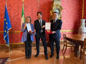 Incontro tra il presidente Stefani, il Ministro dell’Istruzione spagnolo e l’Ambasciatore in Italia.