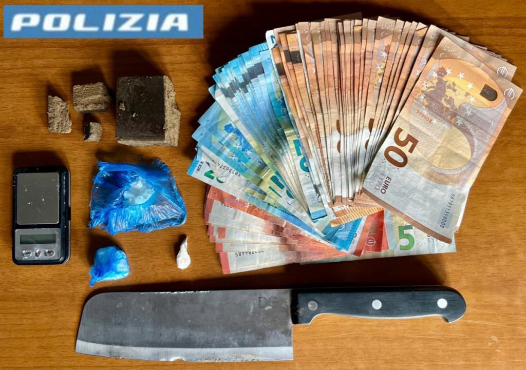 Donna 39enne arrestata a Quartu Sant’Elena con hashish e cocaina in casa.