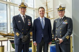 Minardo e Berutti Bergotto: visita ufficiale in Sicilia per la Marina Militare.