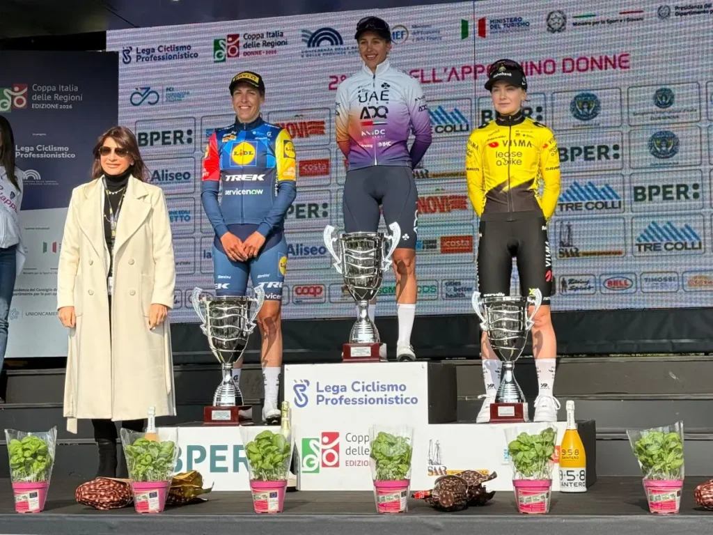 Giro dell’Appennino femminile in Liguria: Ferro elogia Silvia Persico per un grande successo.