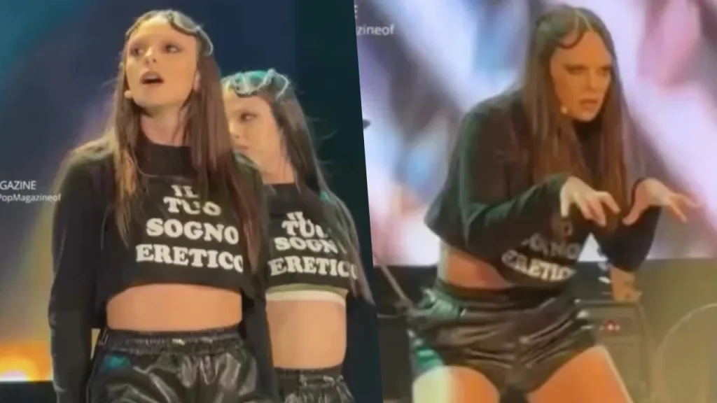 Francesca Michielin balla: ironia e critiche durante il saggio delle medie