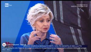 Addio a Enrica Bonaccorti: oggi camera ardente, domani funerali a Roma.