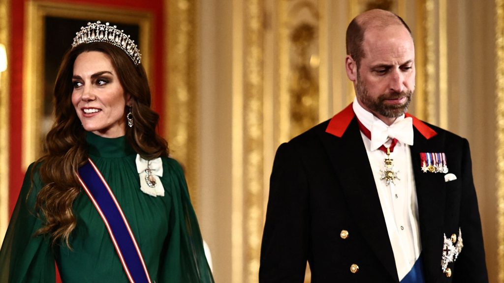 Il ritratto del banchetto di Stato di Kate e William riflette la loro modernità regale.