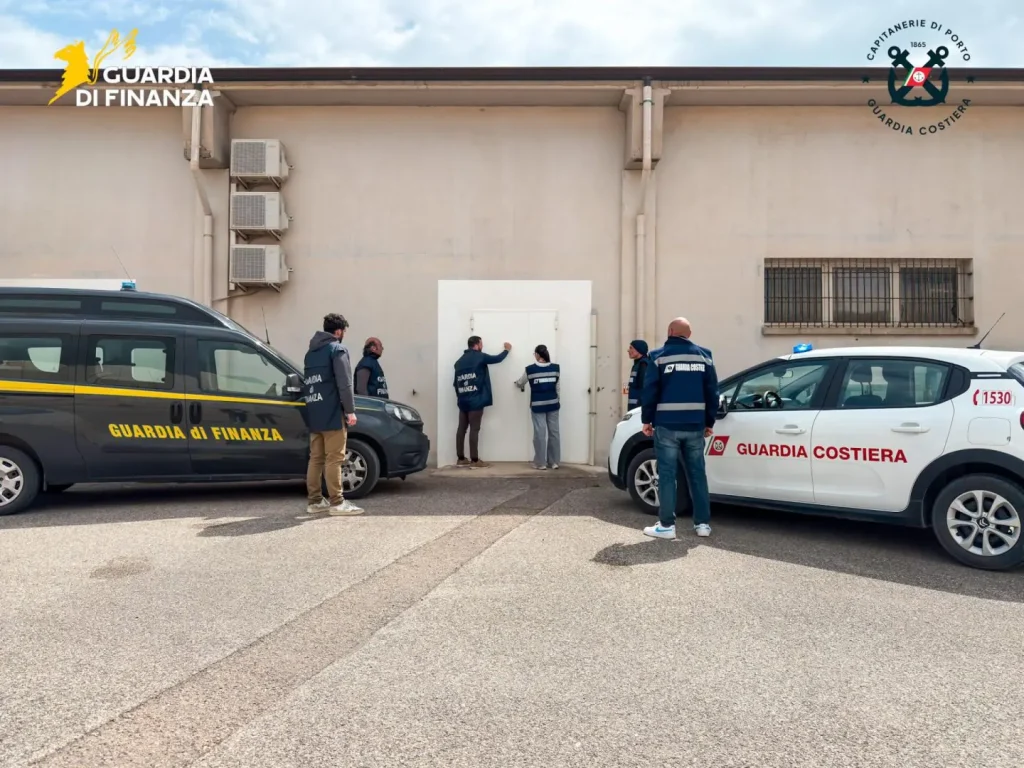 Sequestrati oltre 1200 kg di prodotti ittici in un’operazione nella provincia di Cagliari.
