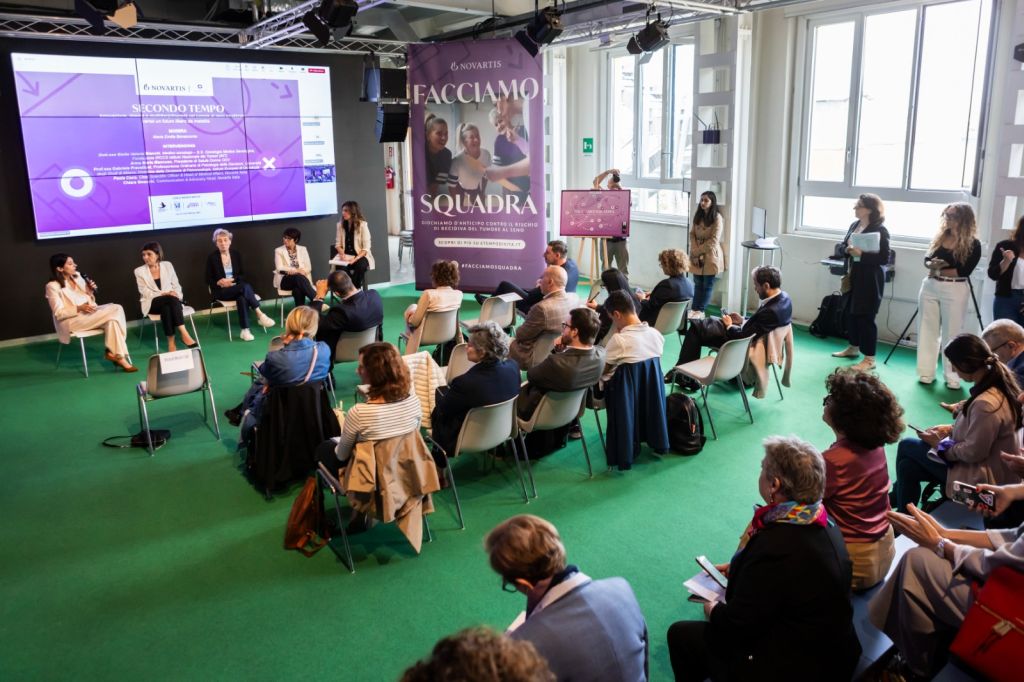 Campagna Novartis ‘Facciamo squadra’: insieme contro il tumore al seno e le recidive.