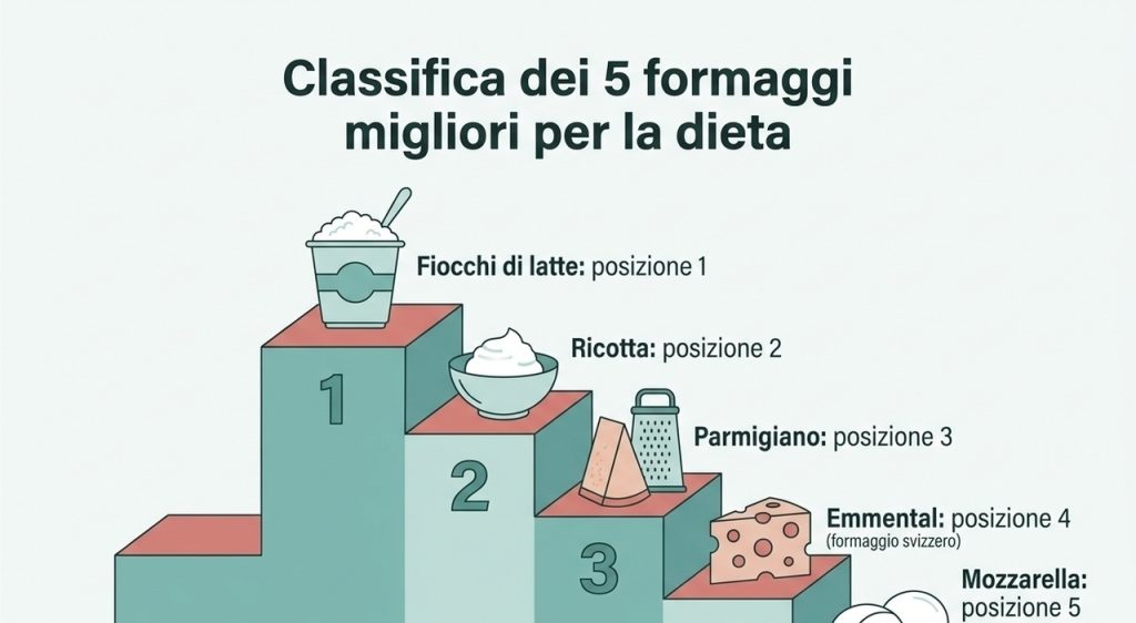 Formaggi leggeri: i 5 migliori alleati per una dieta sana e senza calorie extra.