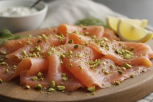 Rischio Listeria: richiamato salmone affumicato Lidl con pistacchio, attenzione agli acquirenti.
