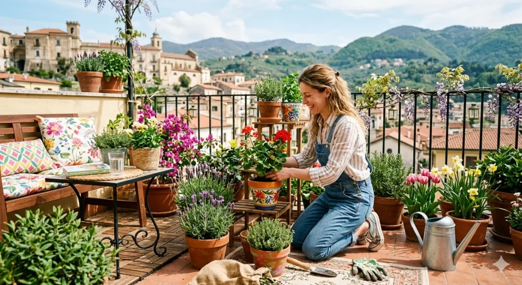 Come sistemare il terrazzo per accogliere la primavera