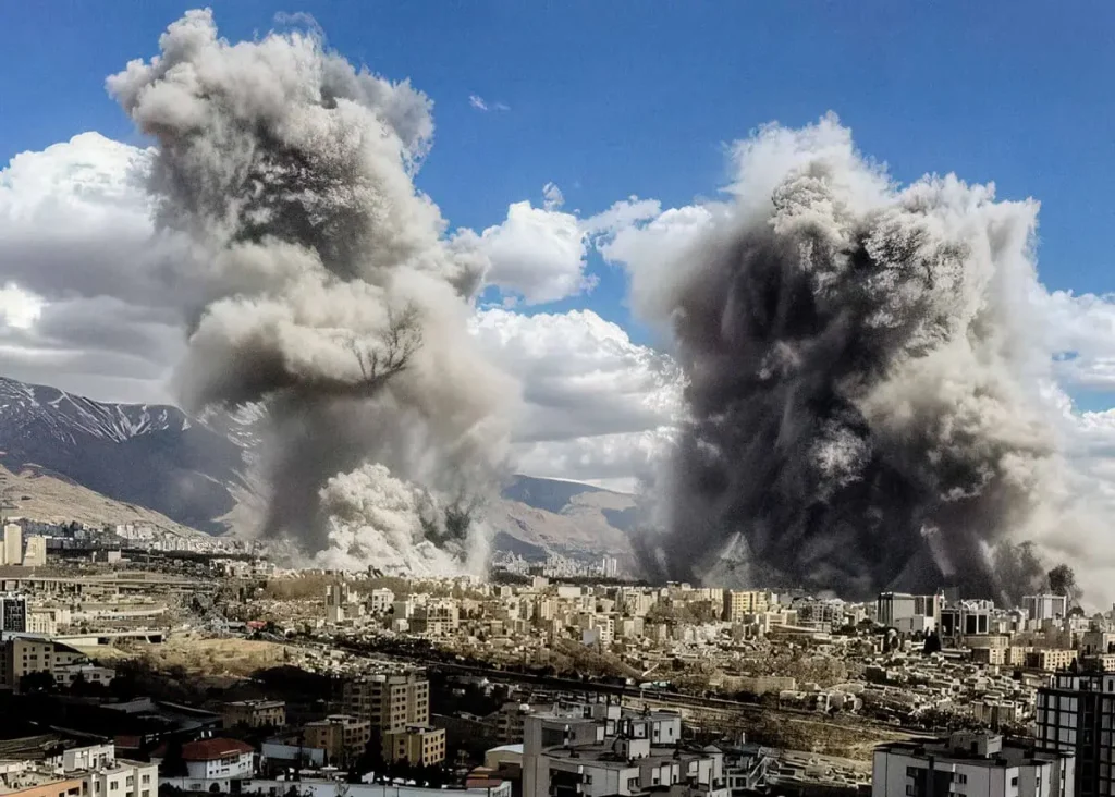 Iran: esplosioni a Teheran, missili a grappolo su Israele feriscono 14 persone.