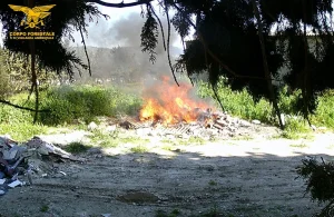Rifiuti bruciati a Maracalagonis: due denunciati e sequestro dei materiali.