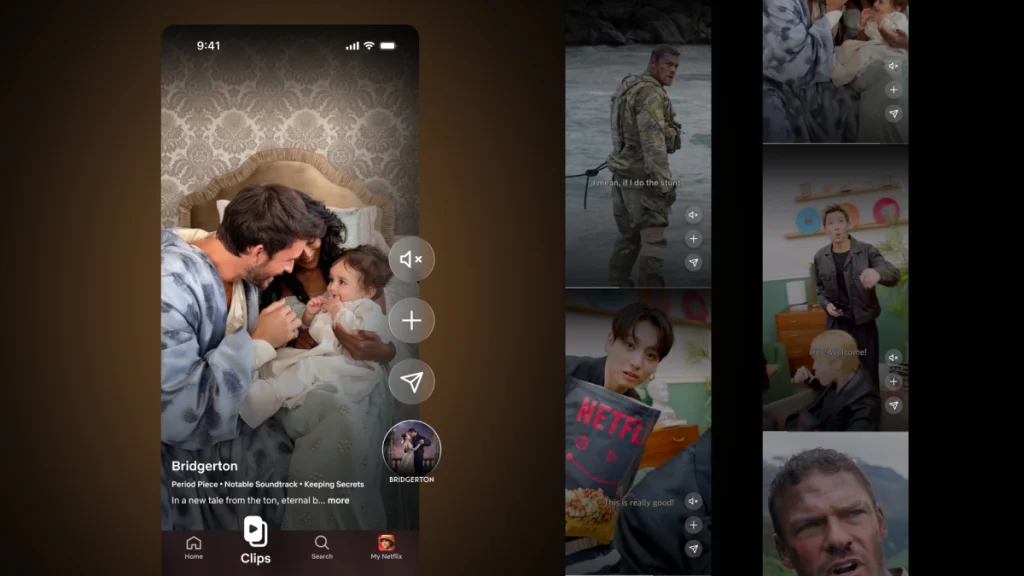 Netflix lancia ‘Clips’: un feed di video verticali simili a TikTok.
