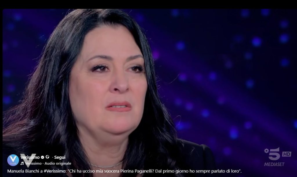 Manuela Bianchi in lacrime: “Dassilva non ha ucciso Pierina per me”