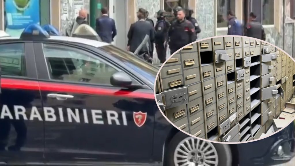 Rapina spettacolare a Napoli: cassette di sicurezza svaligiate. Caccia ai fuggitivi in corso.