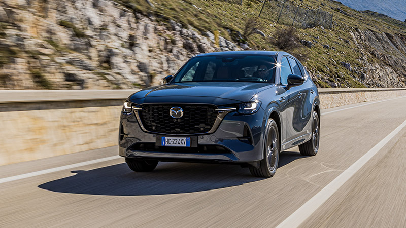 Mazda CX-60: prestazioni superiori, interni rinnovati e sistemi di sicurezza all’avanguardia.
