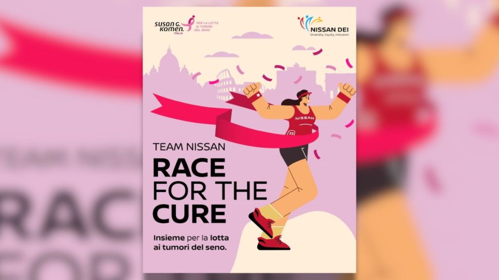 Nissan Italia sostiene la Race for the Cure 2026 in partnership con Komen.