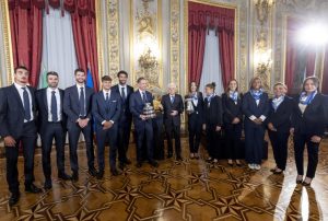 Mattarella elogia le nazionali azzurre: “Avete ottenuto successi straordinari nel mondo del tennis”
