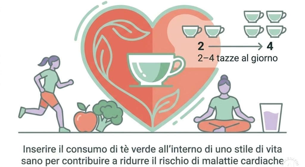 Tè verde quotidiano: i benefici per cuore e circolazione secondo gli esperti.