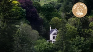 Incantevole Airbnb nelle Highlands scozzesi: cervi e un gufo per compagnia.