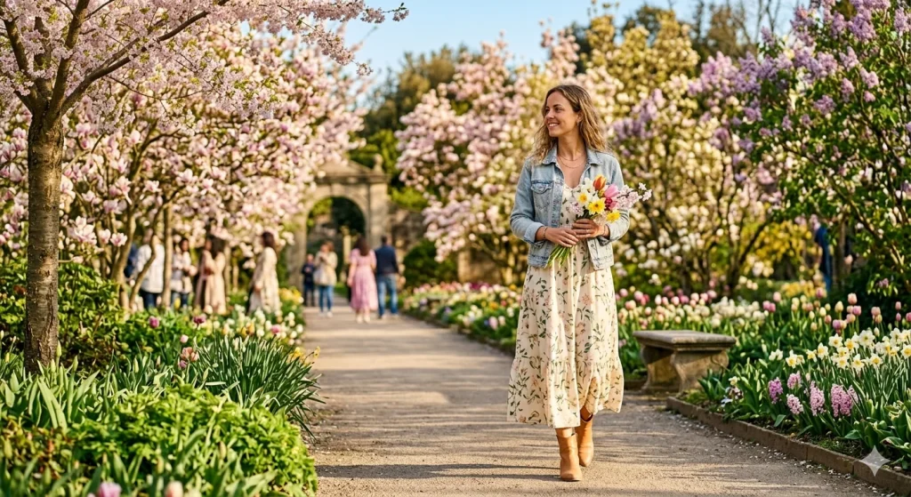 Come vestirsi in primavera quando il tempo è incerto: strategia per essere alla moda comunque