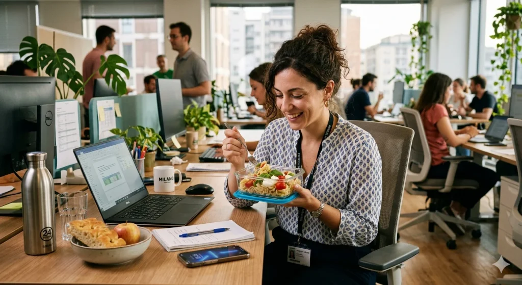 Cosa portare a lavoro per pranzo quando si ha poco tempo: la strategia per restare in forma