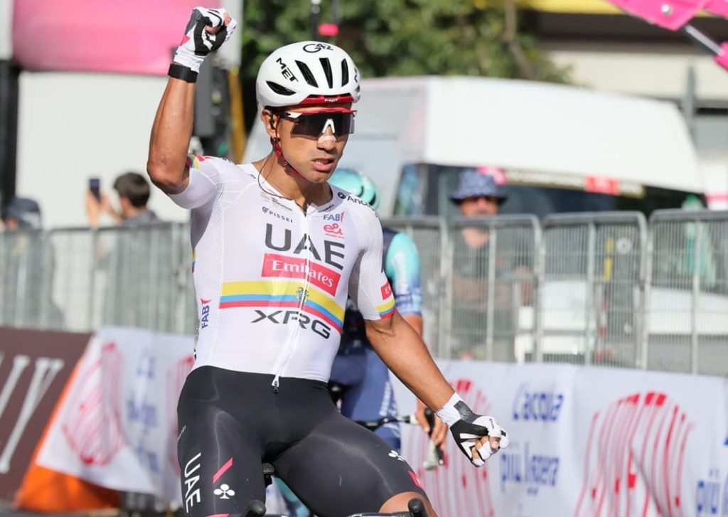 Narvaez conquista il bis al Giro d’Italia, Eulalio mantiene la maglia rosa a Fermo.