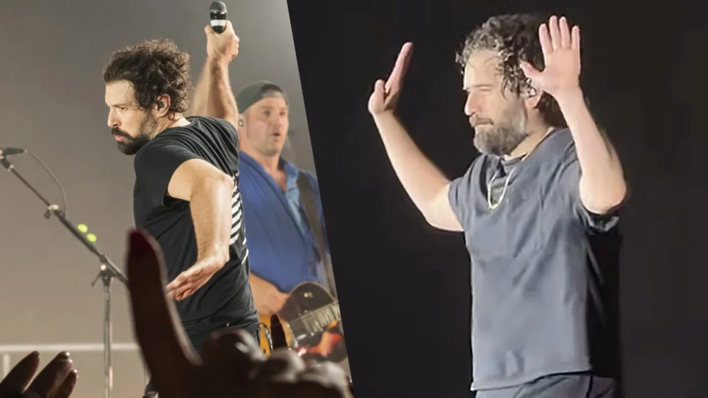 Tommaso Paradiso lancia il microfono a terra durante il concerto, momenti di tensione