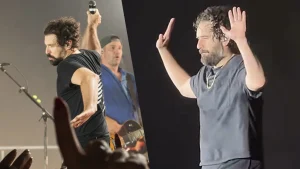 Tommaso Paradiso lancia il microfono a terra durante il concerto, momenti di tensione