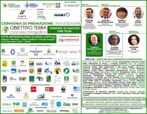 Premiazione Concorso Fotografico “Obiettivo Terra” a Roma il 22 maggio: scopri i vincitori!