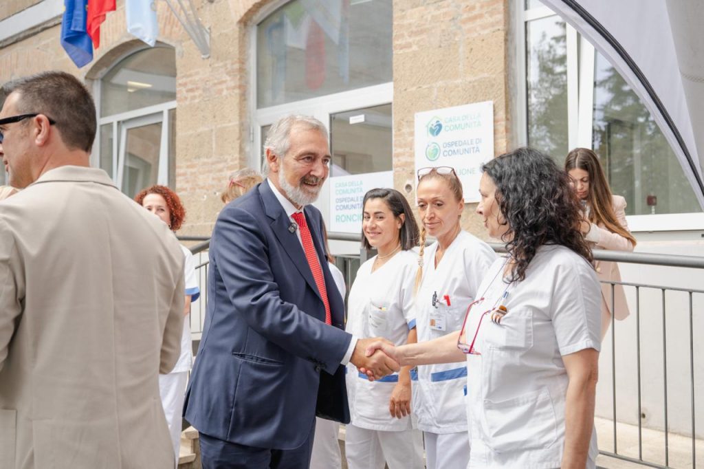 Rocca inaugura nel Viterbese la nuova Casa e l’Ospedale di comunità.