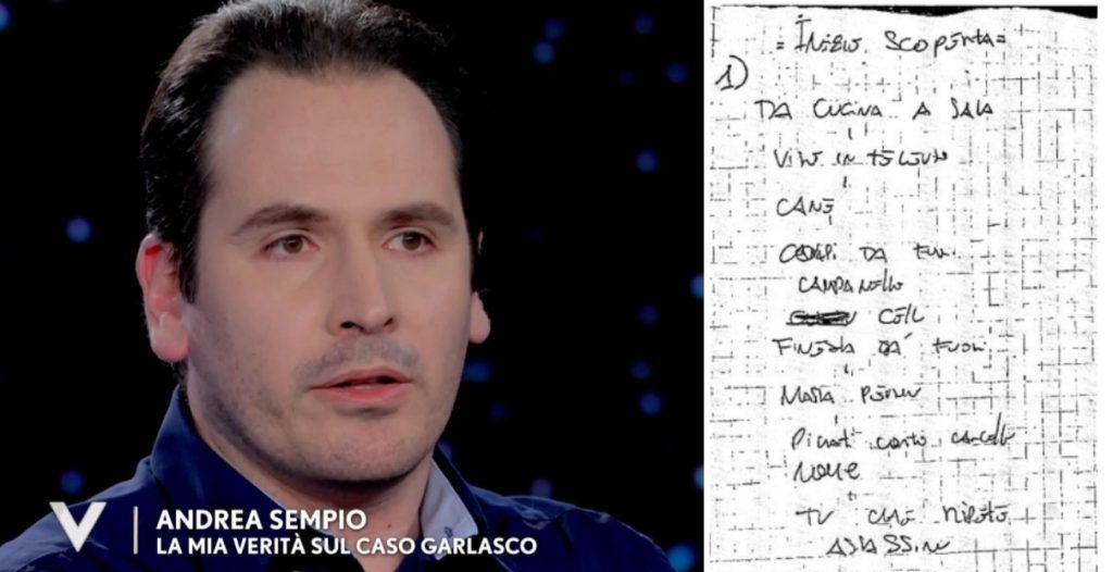Chiara Poggi: Appunti di Andrea Sempio Scartati Prima dell’Interrogatorio