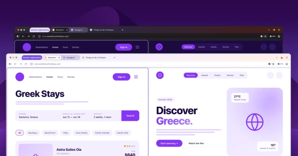 Firefox: nuovo design arrotondato con controlli intuitivi per privacy e intelligenza artificiale.