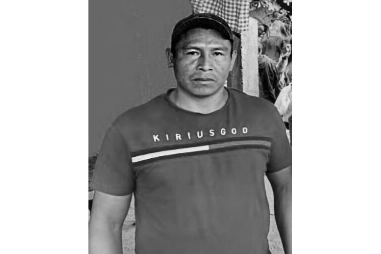 Givaldo Santos, leader Kaiowá e Guarani, ucciso il 1° maggio a 40 anni.