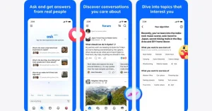 Meta’s Forum: unisce il meglio di Reddit, Facebook e l’intelligenza artificiale di Google.