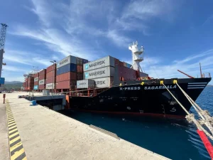 X-Press Sagarmala: il primo approdo al Porto di Milazzo per le portacontainer