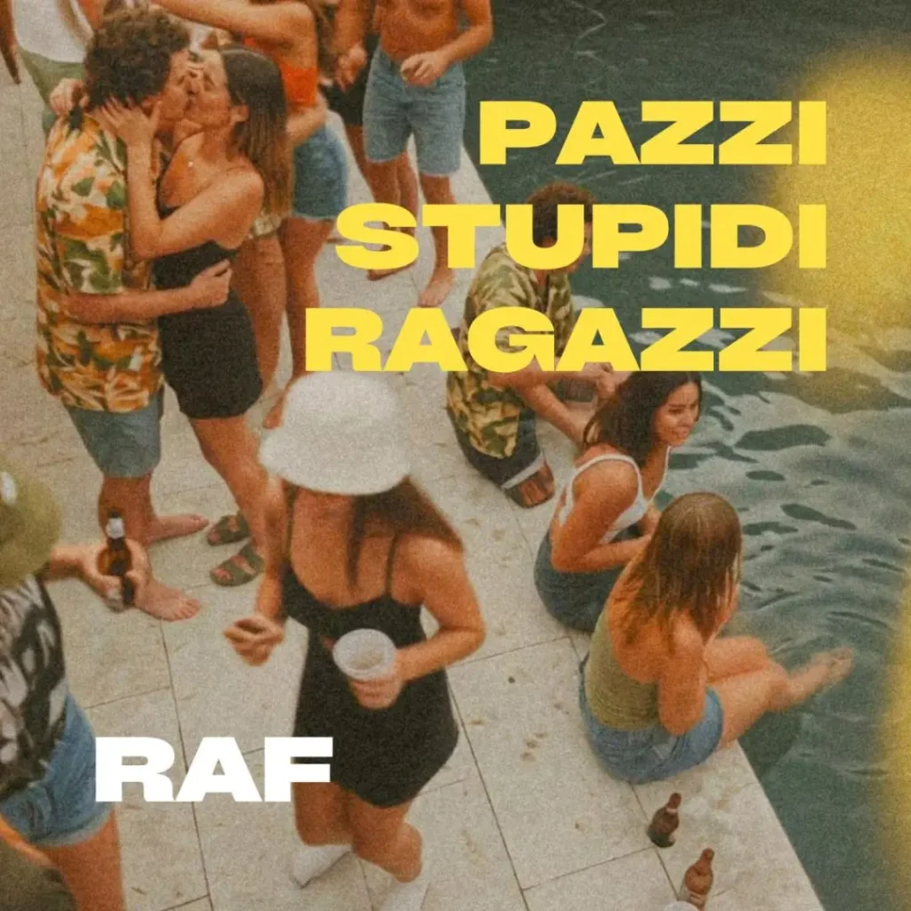 Raf torna con “Pazzi Stupidi Ragazzi”: il nuovo singolo emozionante e coinvolgente