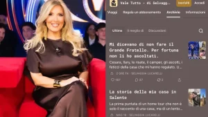 La newsletter di Selvaggia raggiunge 1,8 milioni di fatturato nel 2025