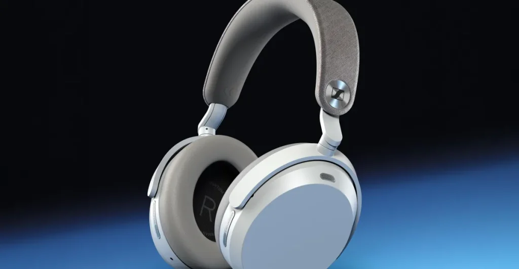 Cuffie Sennheiser Momentum 5: nuova cancellazione attiva del rumore e batteria sostituibile.