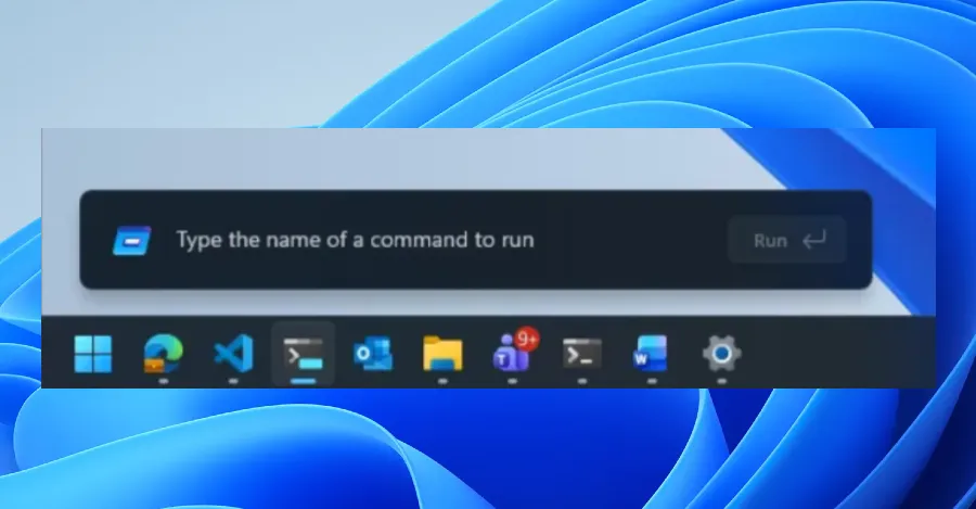 Microsoft testa un nuovo menu Esegui di Windows 11 con modalità scura e novità.