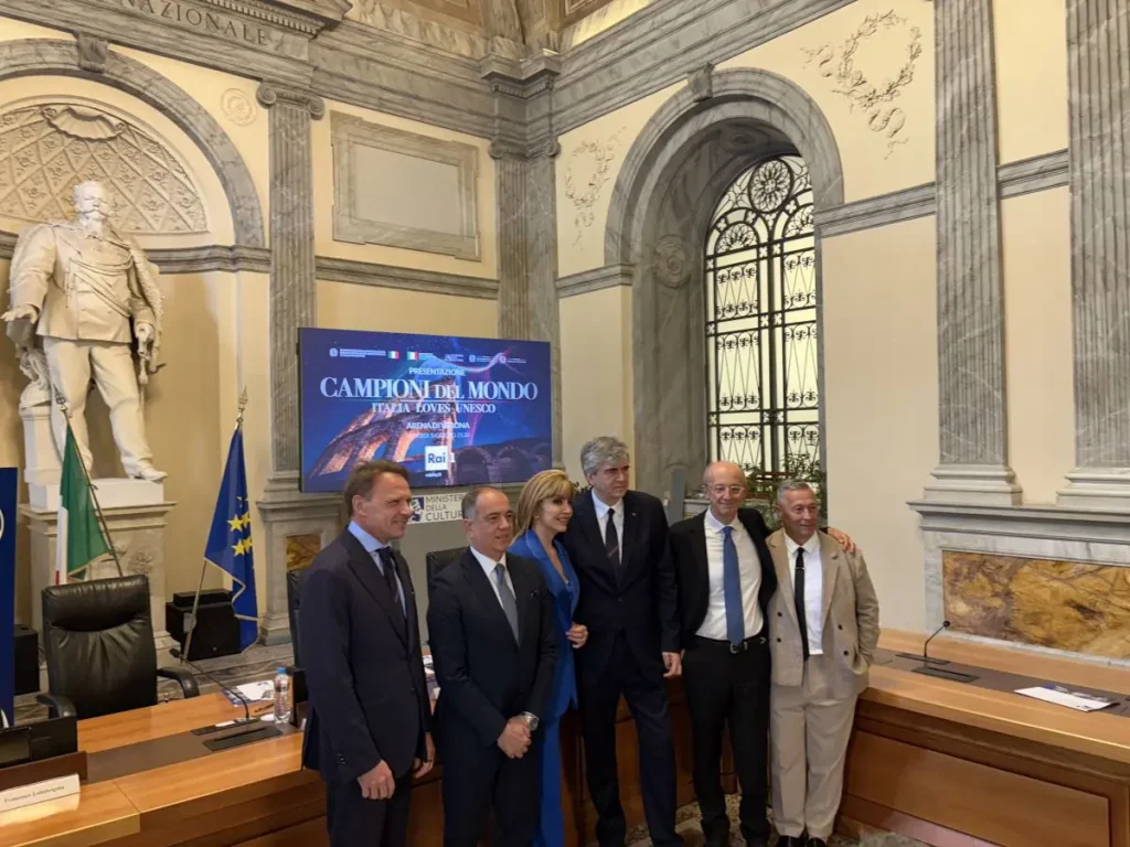 All’Arena di Verona: 100 delegati per il progetto ‘Campioni del mondo – Italia loves Unesco’