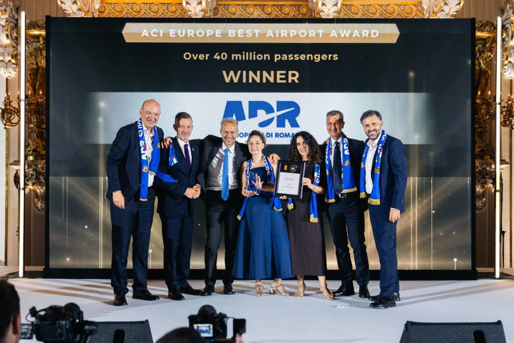 Roma Fiumicino si riconferma il miglior aeroporto d’Europa secondo ACI Europe.